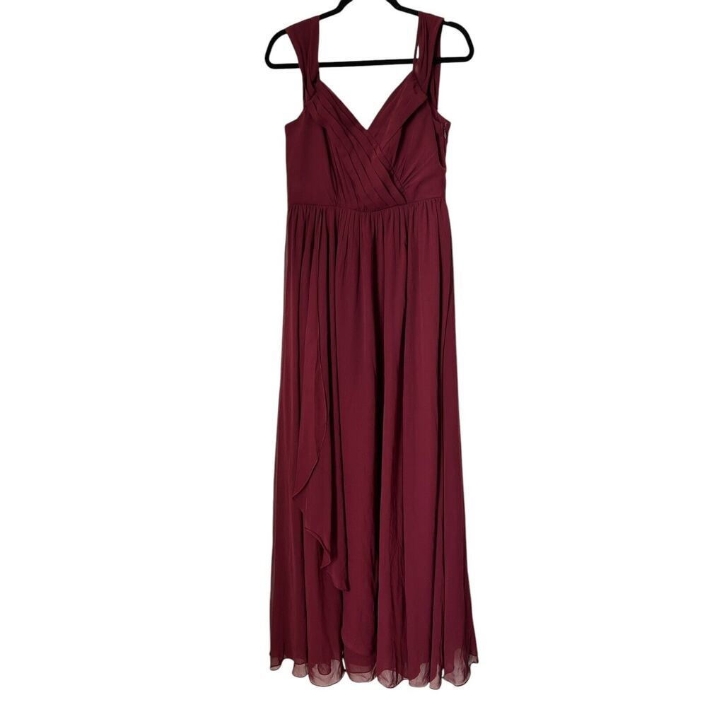Blush Mark Dress Womens Size L Cabemet Philosophy of Love Maxi Special Occasion